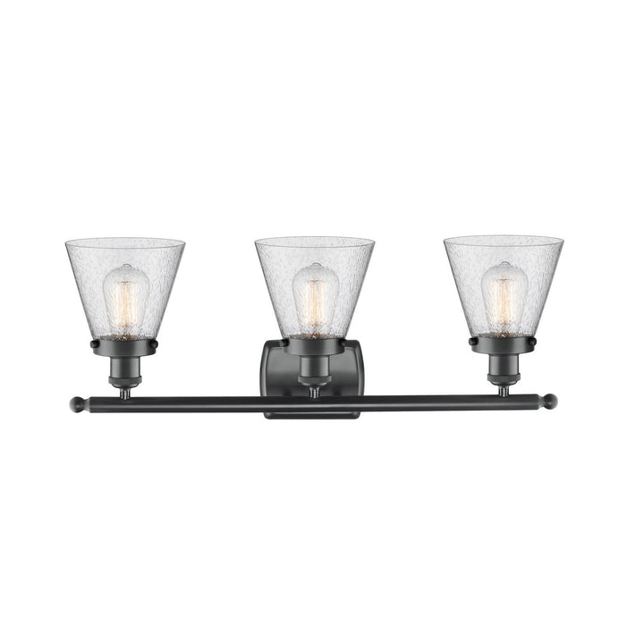 Innovations Ballston Urban 916-3W-BK-G64 Bath Vanity Light 26 in. wide - Matte Black