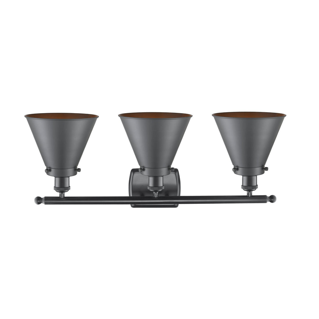 Innovations Ballston Urban 916-3W-BK-M13-LED Bath Vanity Light 26 in. wide - Matte Black