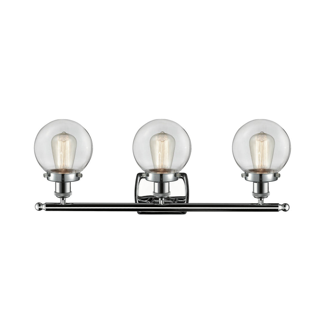 Innovations Ballston Urban 916-3W-PC-G202-6 Bath Vanity Light 26 in. wide - Polished Chrome