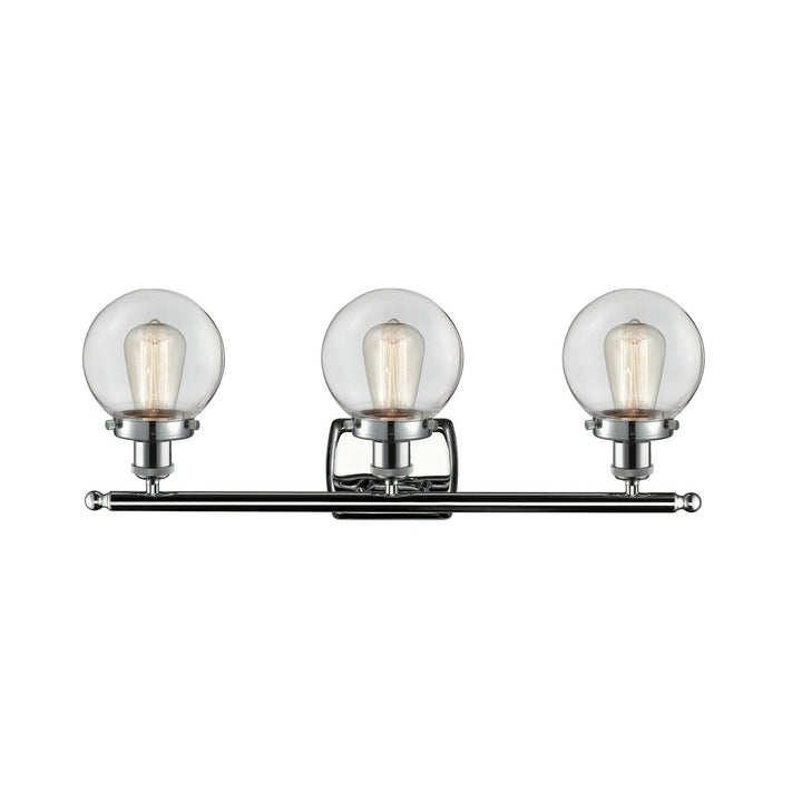 Innovations Ballston Urban 916-3W-PC-G202-6 Bath Vanity Light 26 in. wide - Polished Chrome