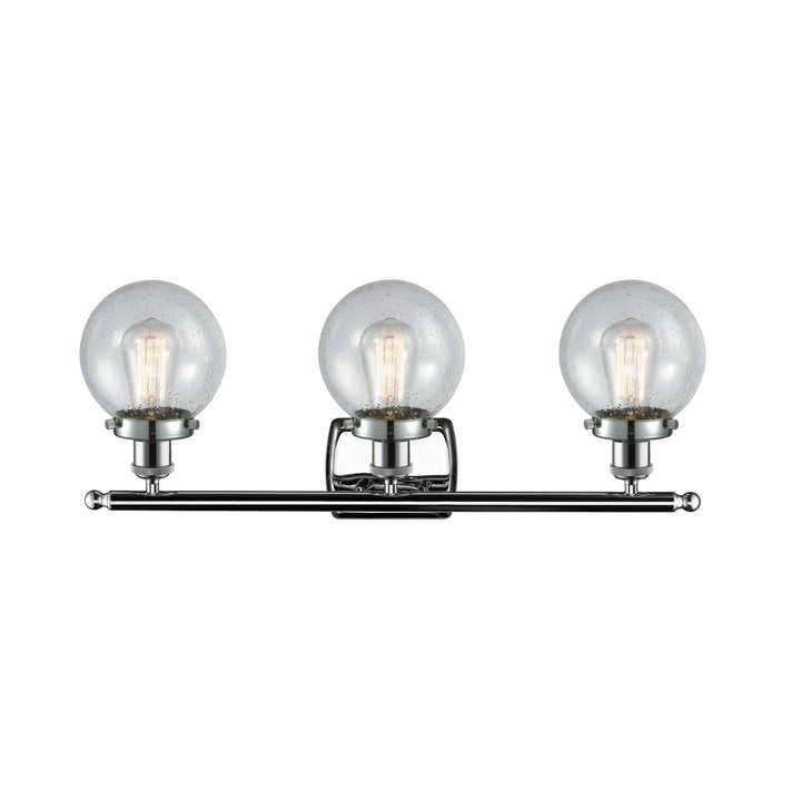 Innovations Ballston Urban 916-3W-PC-G204-6 Bath Vanity Light 26 in. wide - Polished Chrome