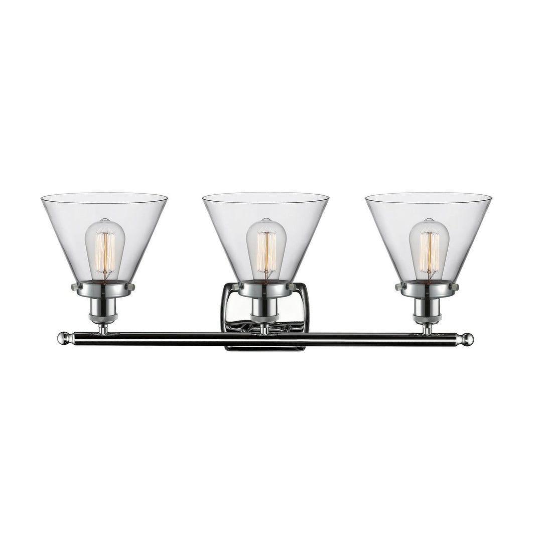 Innovations Ballston Urban 916-3W-PC-G42 Bath Vanity Light 28 in. wide - Polished Chrome