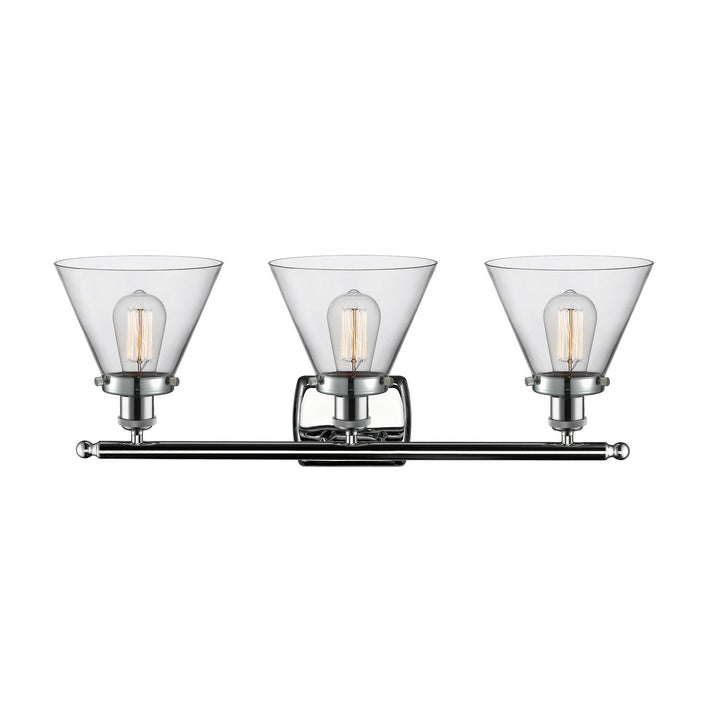 Innovations Ballston Urban 916-3W-PC-G42 Bath Vanity Light 28 in. wide - Polished Chrome