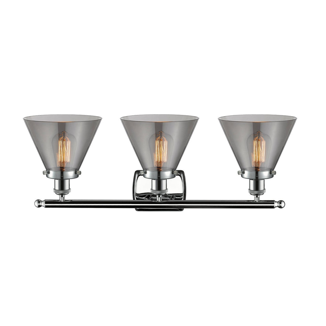 Innovations Ballston Urban 916-3W-PC-G43 Bath Vanity Light 28 in. wide - Polished Chrome