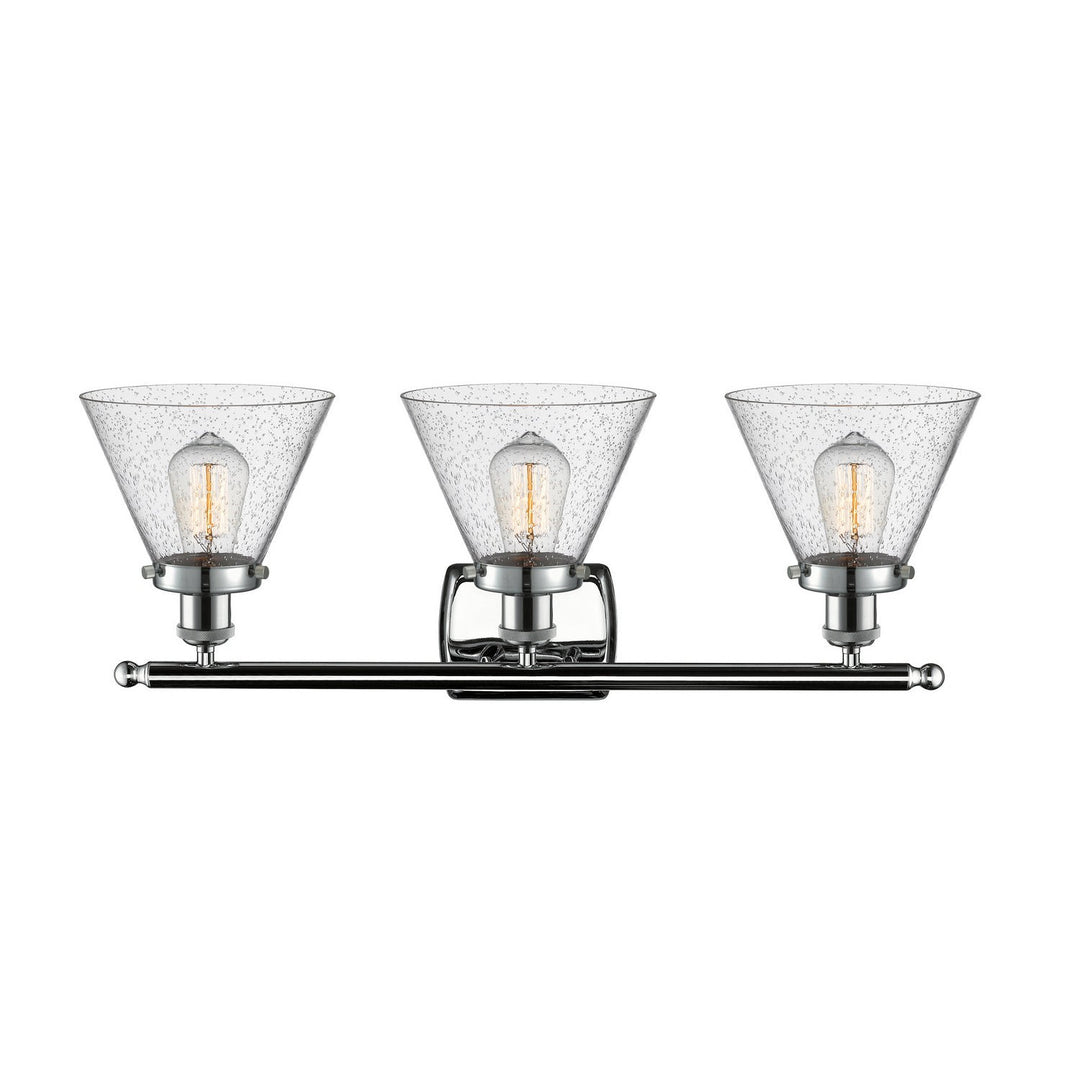 Innovations Ballston Urban 916-3W-PC-G44 Bath Vanity Light 28 in. wide - Polished Chrome