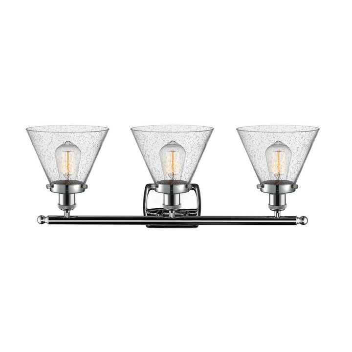 Innovations Ballston Urban 916-3W-PC-G44 Bath Vanity Light 28 in. wide - Polished Chrome