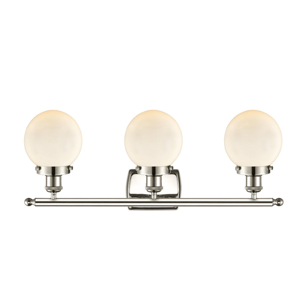 Innovations Ballston Urban 916-3W-PN-G201-6 Bath Vanity Light 26 in. wide - Polished Nickel