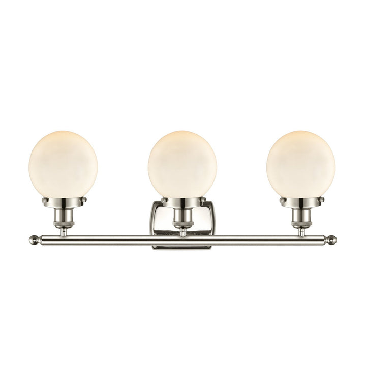 Innovations Ballston Urban 916-3W-PN-G201-6 Bath Vanity Light 26 in. wide - Polished Nickel