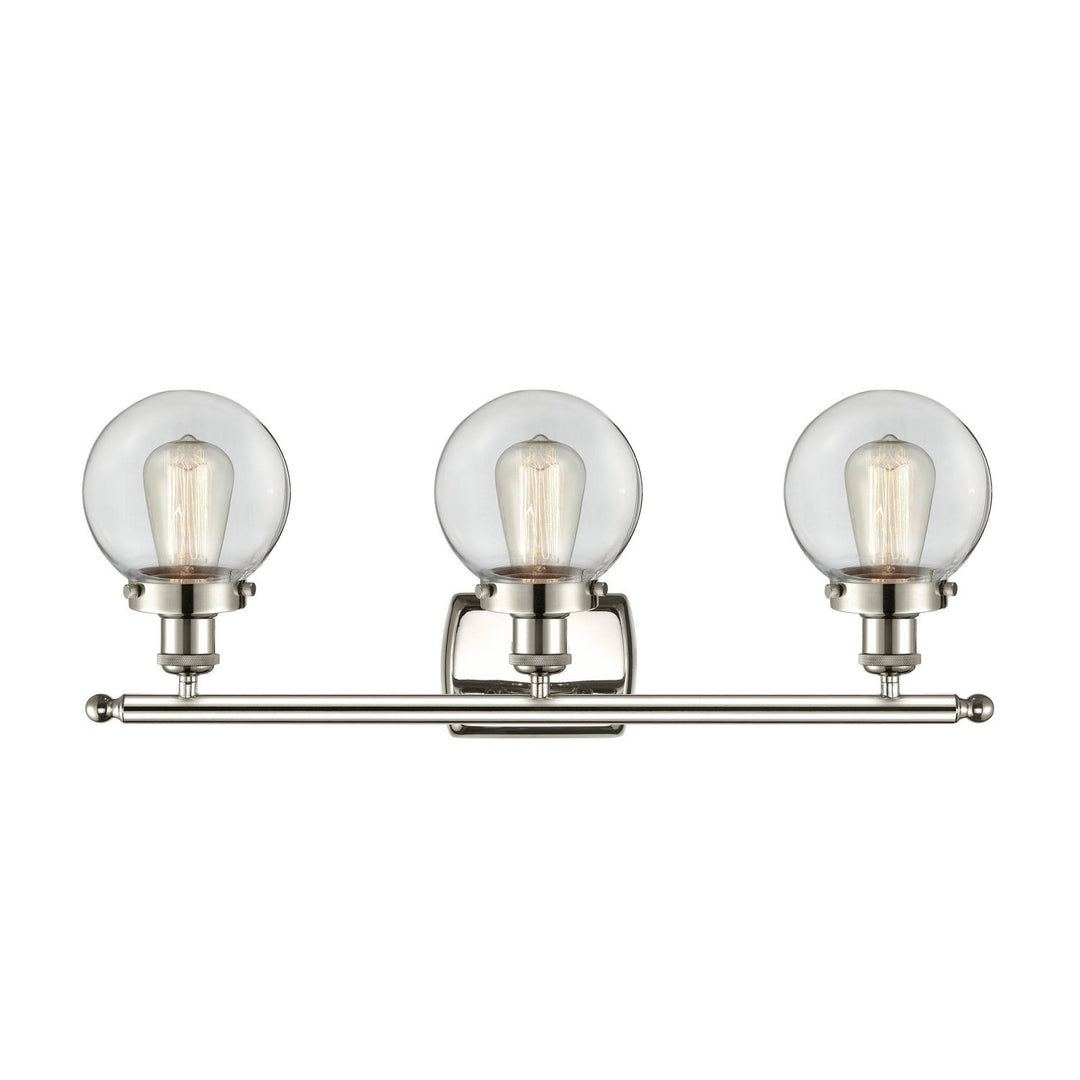 Innovations Ballston Urban 916-3W-PN-G202-6-LED Bath Vanity Light 26 in. wide - Polished Nickel