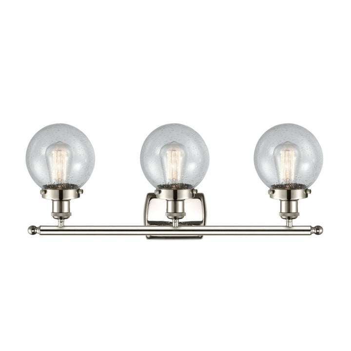 Innovations Ballston Urban 916-3W-PN-G204-6 Bath Vanity Light 26 in. wide - Polished Nickel