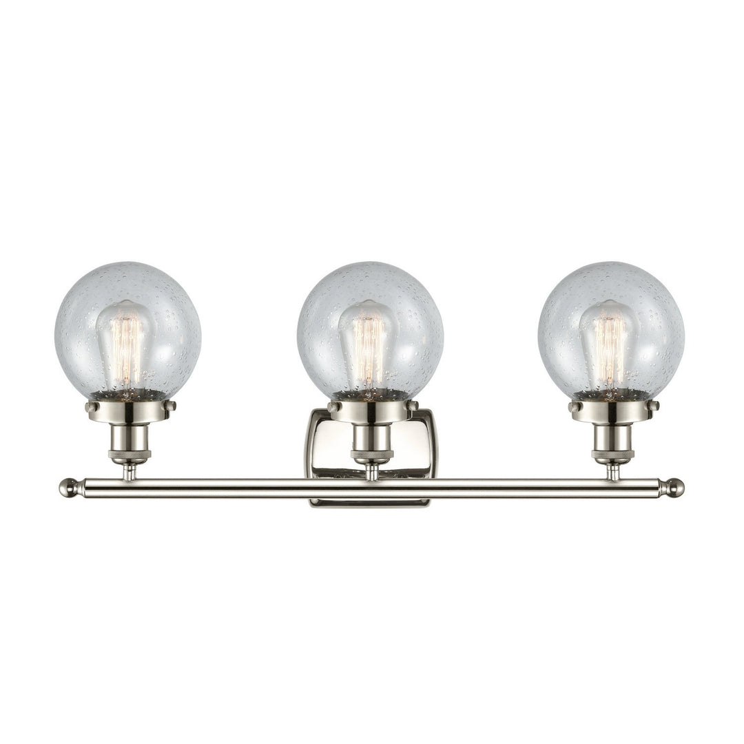 Innovations Ballston Urban 916-3W-PN-G204-6-LED Bath Vanity Light 26 in. wide - Polished Nickel