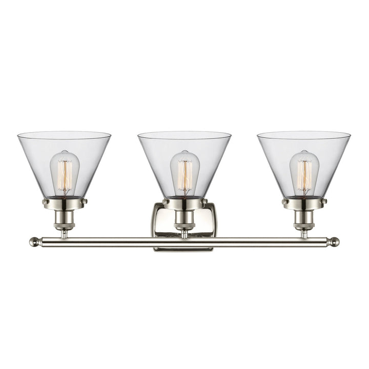 Innovations Ballston Urban 916-3W-PN-G42 Bath Vanity Light 28 in. wide - Polished Nickel