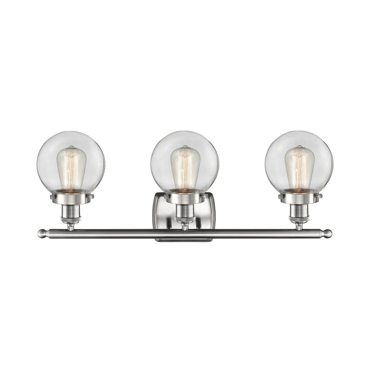Innovations Ballston Urban 916-3W-SN-G202-6-LED Bath Vanity Light 26 in. wide - Brushed Satin Nickel