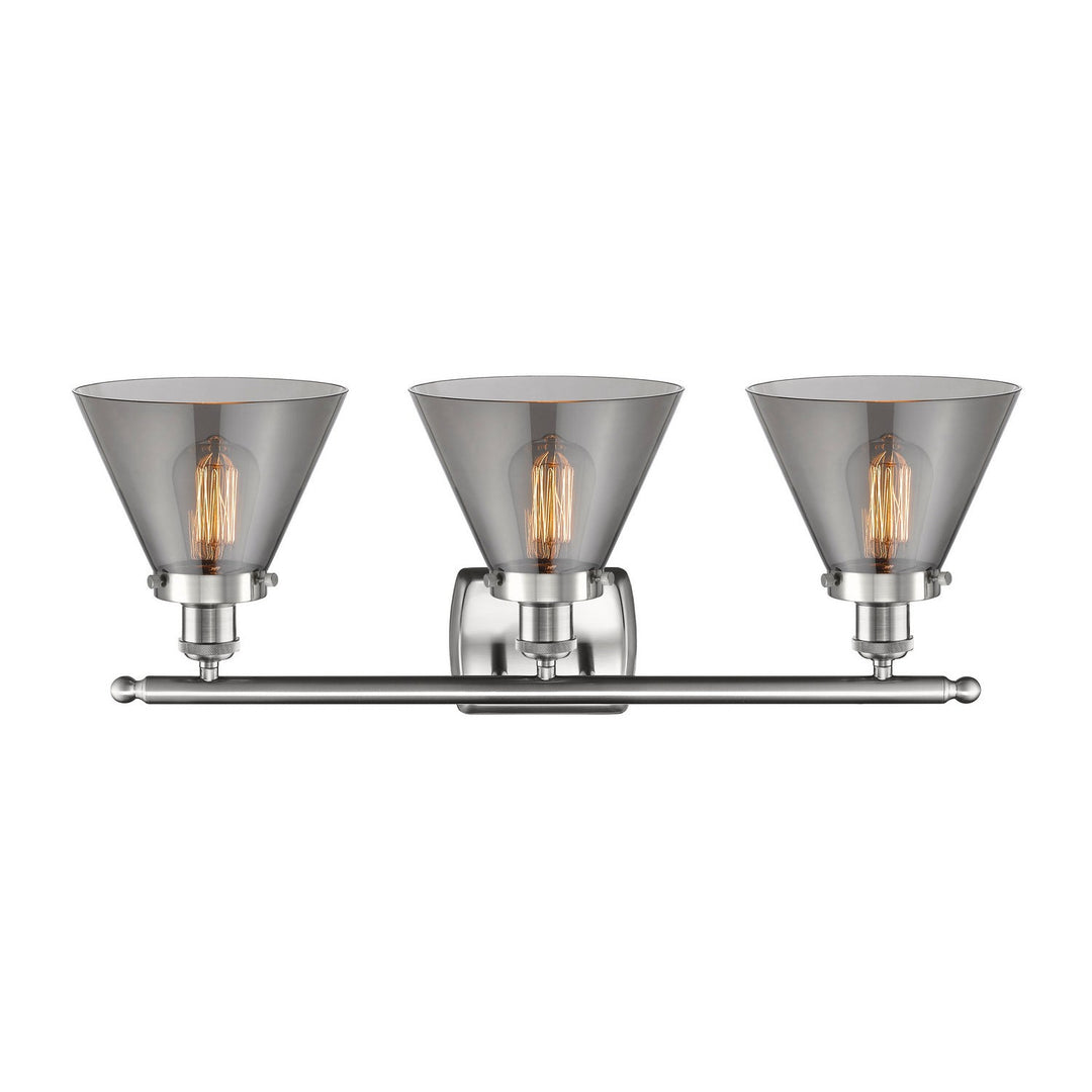Innovations Ballston Urban 916-3W-SN-G43 Bath Vanity Light 28 in. wide - Brushed Satin Nickel