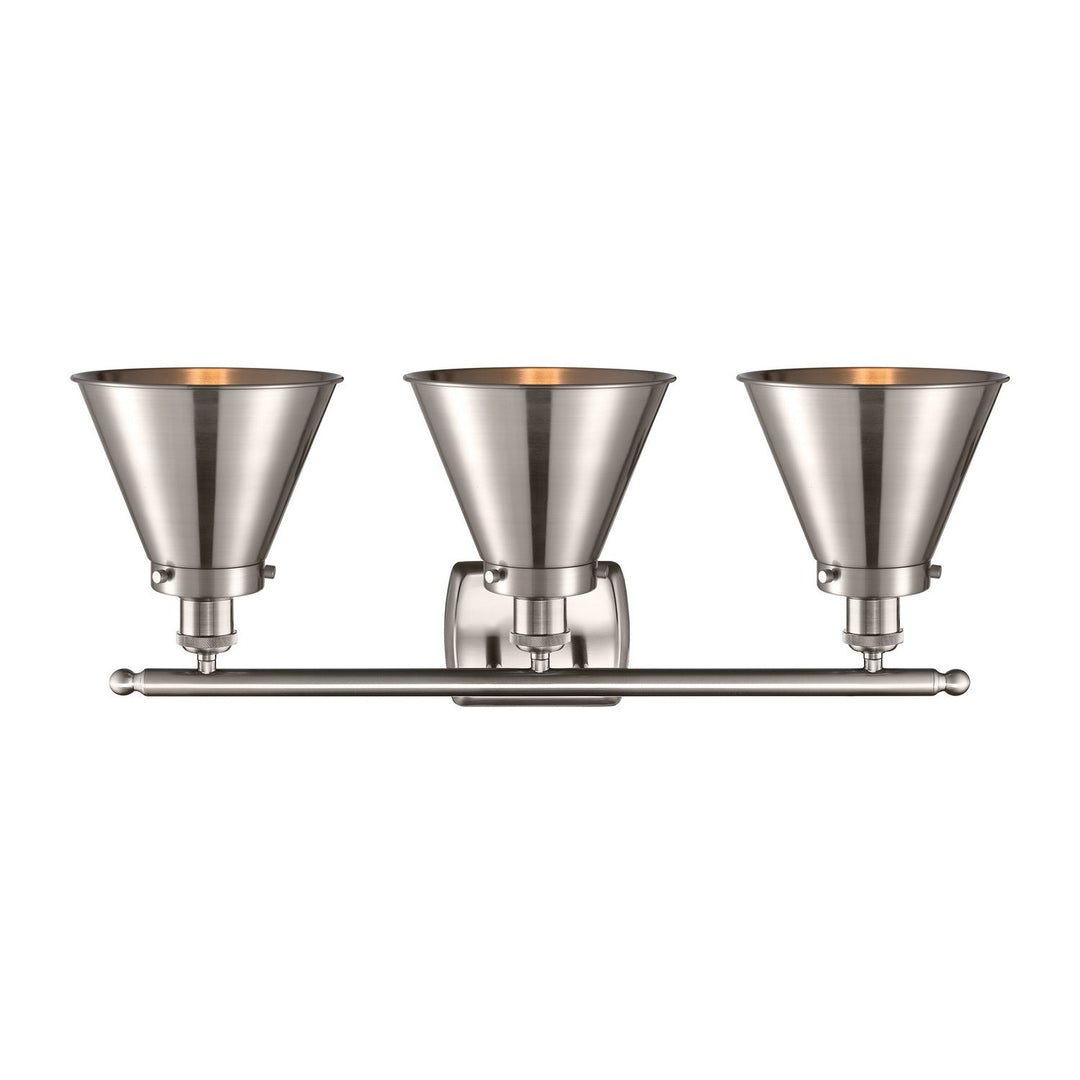 Innovations Ballston Urban 916-3W-SN-M13-SN-LED Bath Vanity Light 26 in. wide - Brushed Satin Nickel