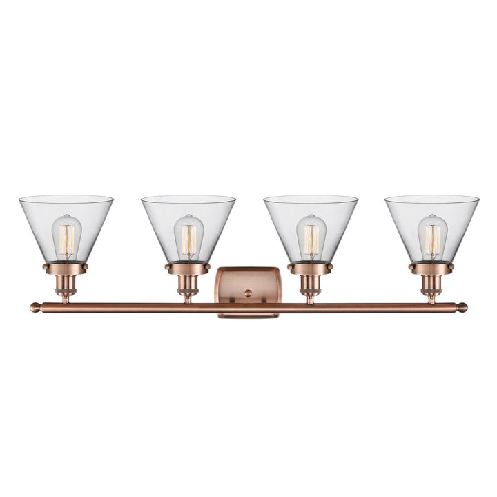 Innovations Ballston Urban 916-4W-AC-G42 Bath Vanity Light 38 in. wide - Antique Copper