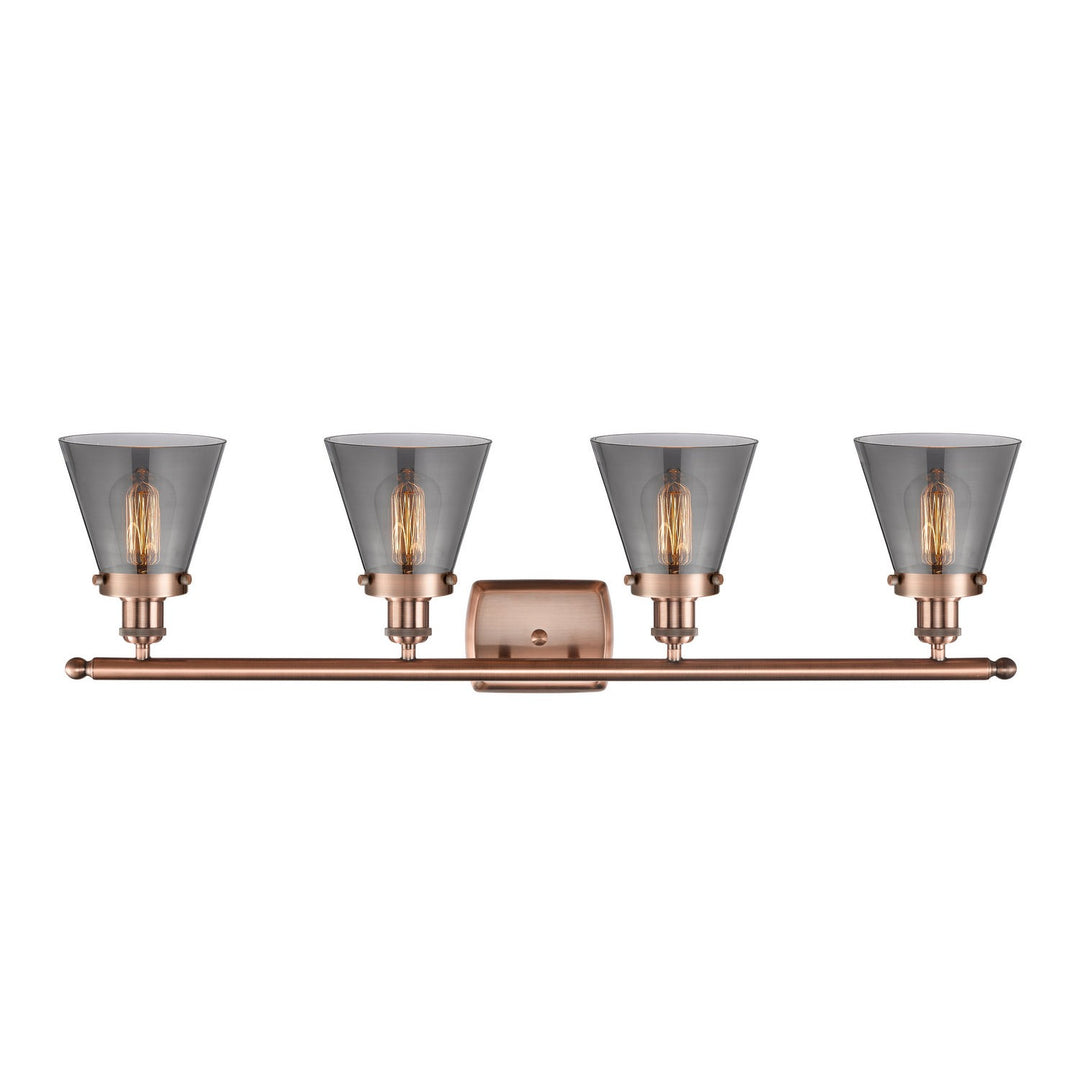 Innovations Ballston Urban 916-4W-AC-G63-LED Bath Vanity Light 36 in. wide - Antique Copper