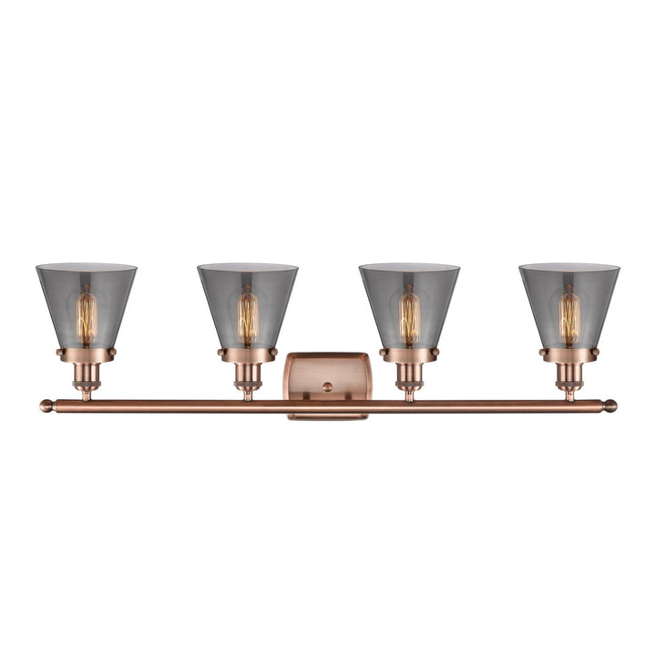 Innovations Ballston Urban 916-4W-AC-G63-LED Bath Vanity Light 36 in. wide - Antique Copper