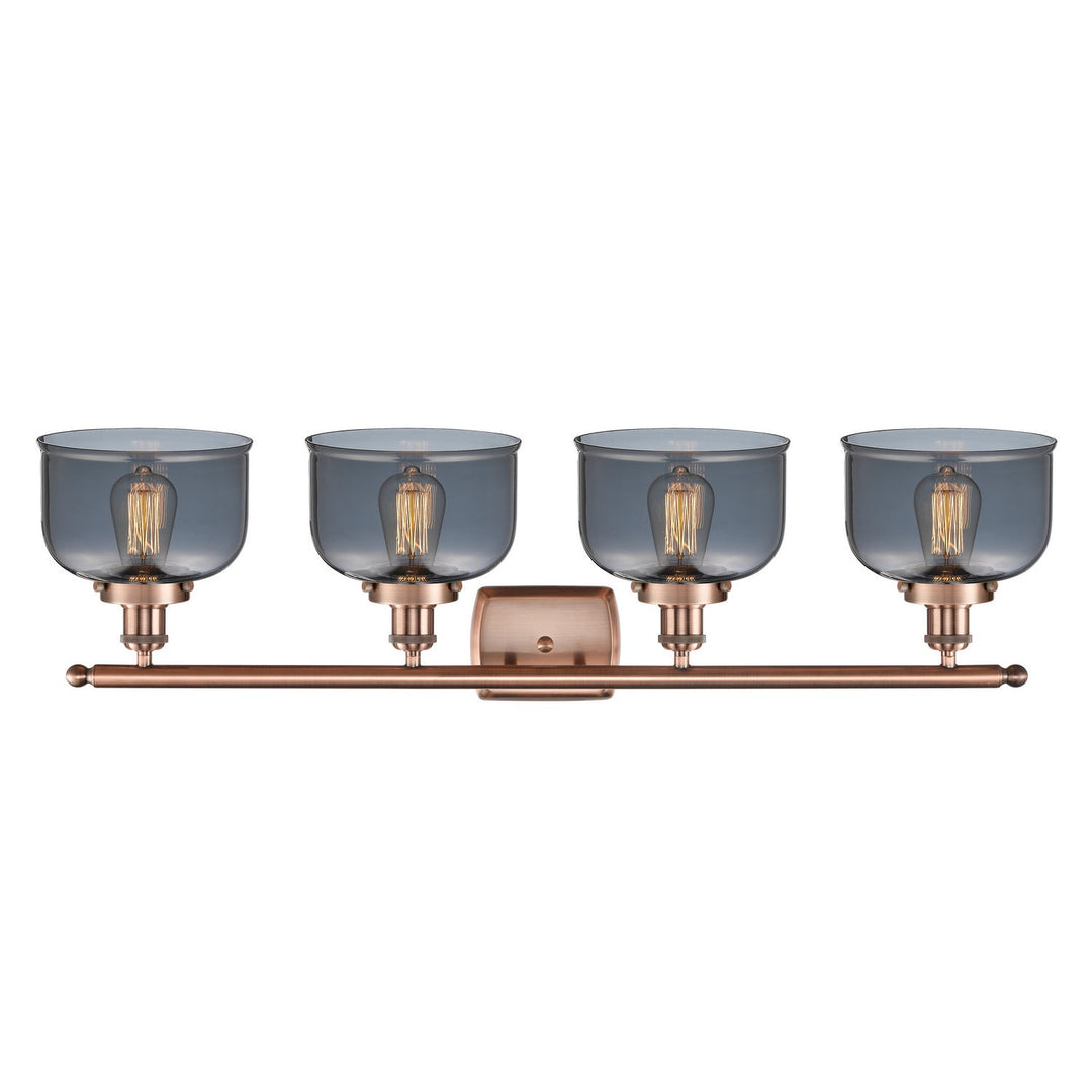 Innovations Ballston Urban 916-4W-AC-G73-LED Bath Vanity Light 38 in. wide - Antique Copper