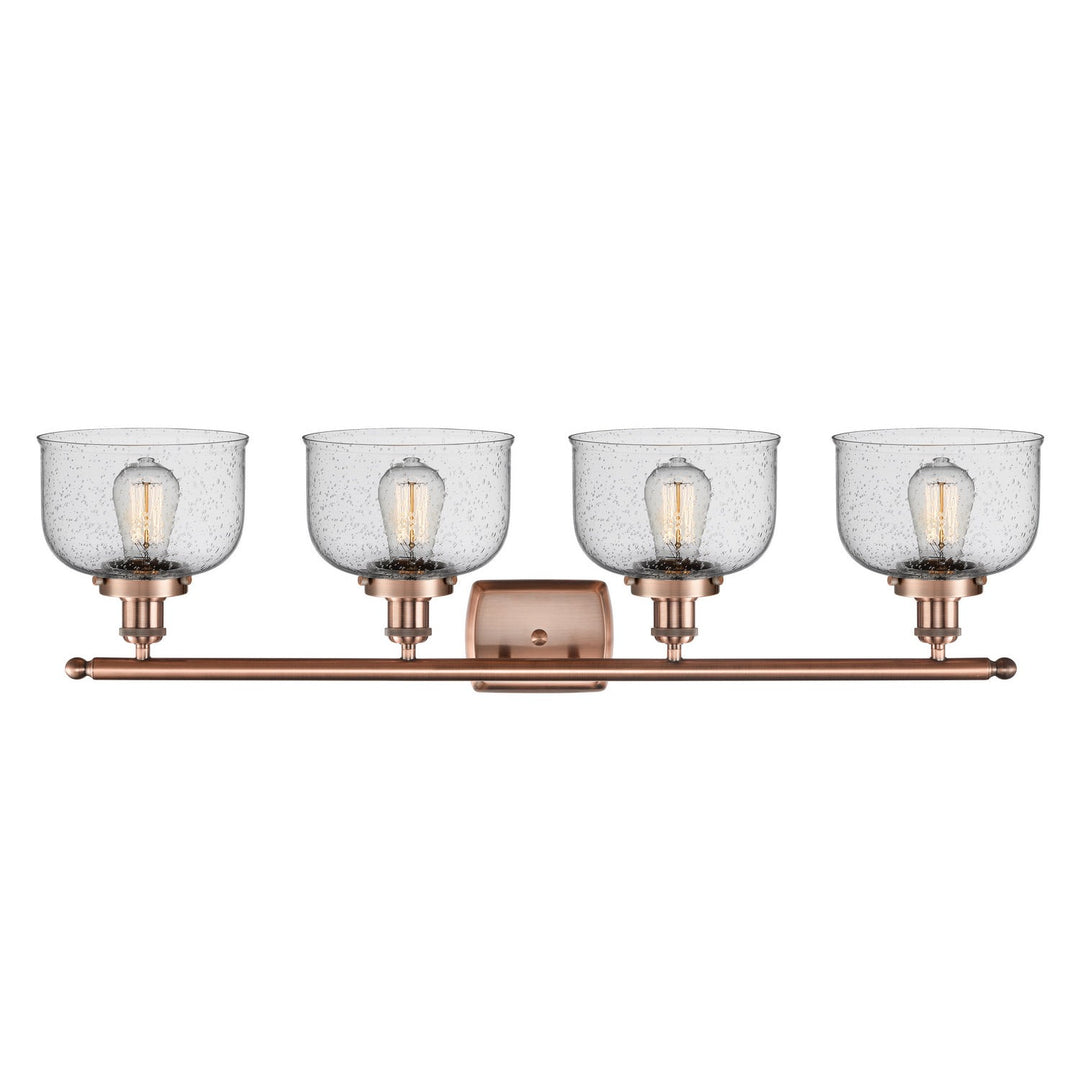 Innovations Ballston Urban 916-4W-AC-G74-LED Bath Vanity Light 38 in. wide - Antique Copper