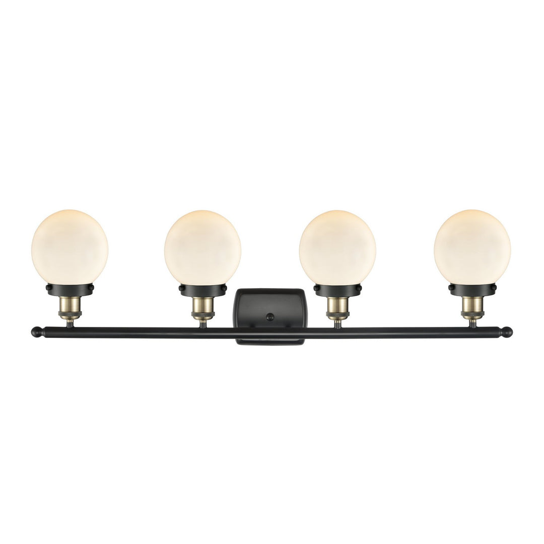 Innovations Ballston Urban 916-4W-BAB-G201-6 Bath Vanity Light 36 in. wide - Black Antique Brass