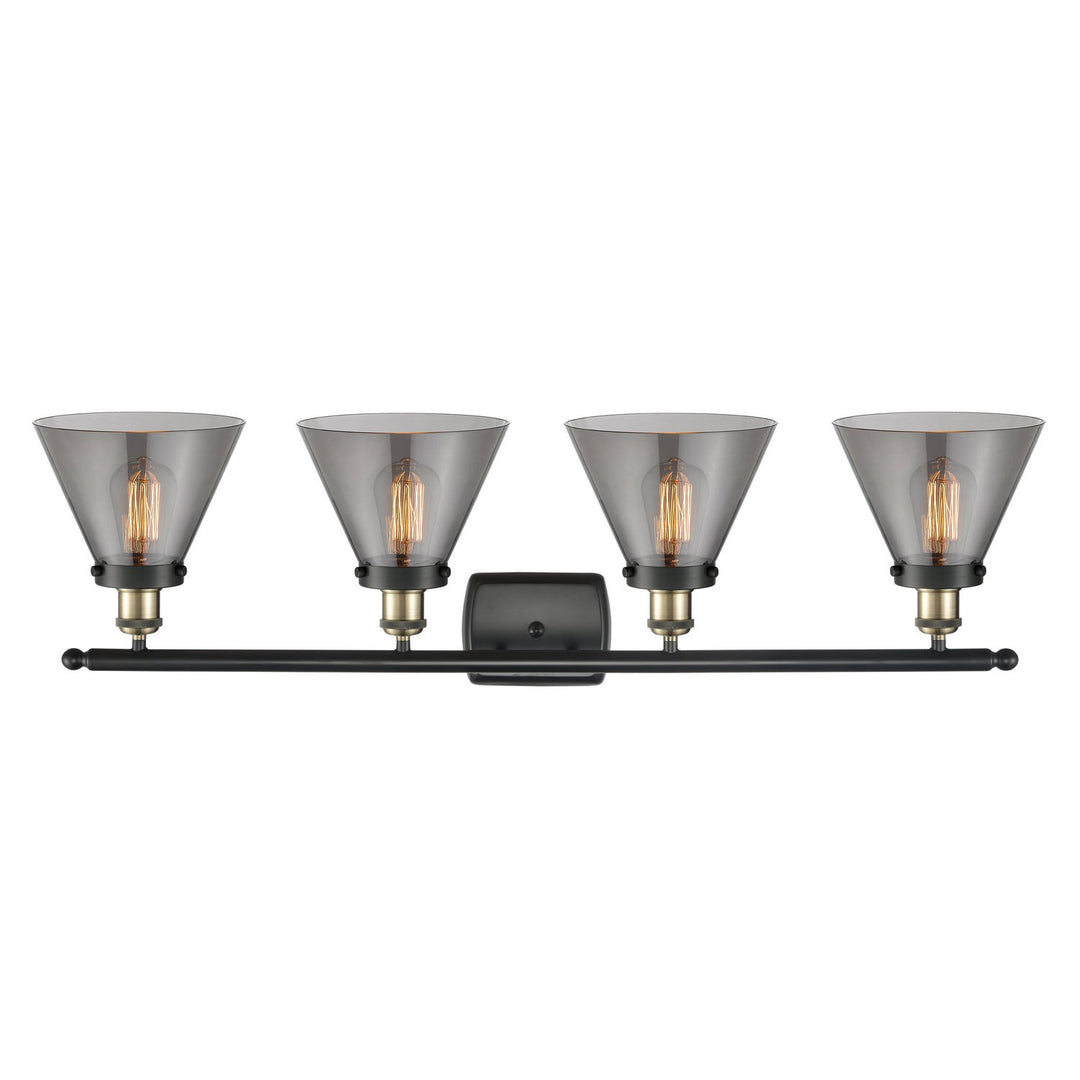 Innovations Ballston Urban 916-4W-BAB-G43-LED Bath Vanity Light 38 in. wide - Black Antique Brass