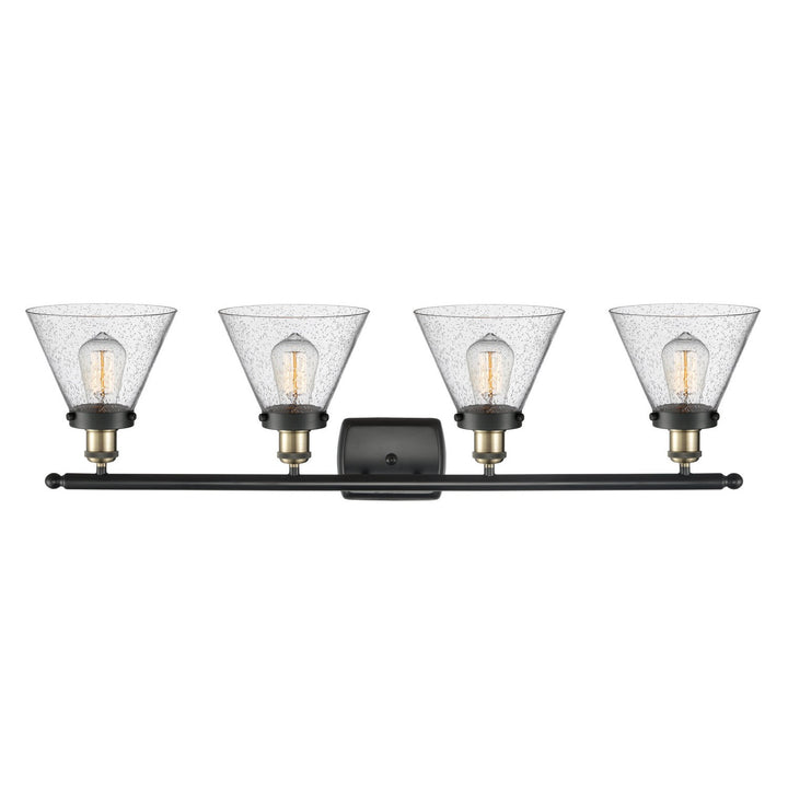 Innovations Ballston Urban 916-4W-BAB-G44 Bath Vanity Light 38 in. wide - Black Antique Brass