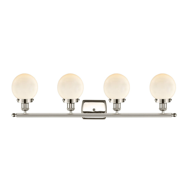 Innovations Ballston Urban 916-4W-PN-G201-6-LED Bath Vanity Light 36 in. wide - Polished Nickel