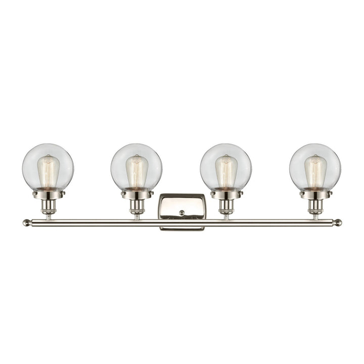 Innovations Ballston Urban 916-4W-PN-G202-6 Bath Vanity Light 36 in. wide - Polished Nickel