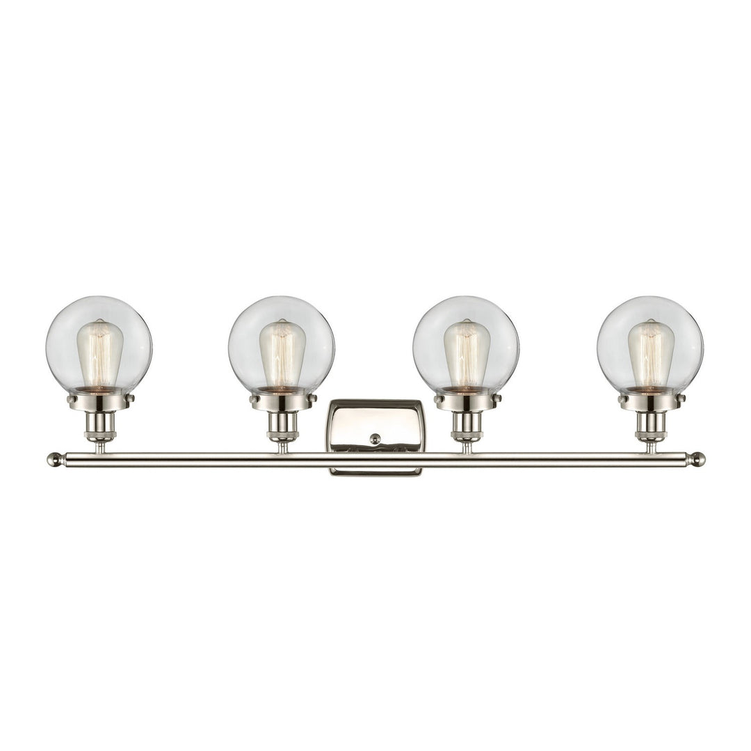 Innovations Ballston Urban 916-4W-PN-G202-6-LED Bath Vanity Light 36 in. wide - Polished Nickel