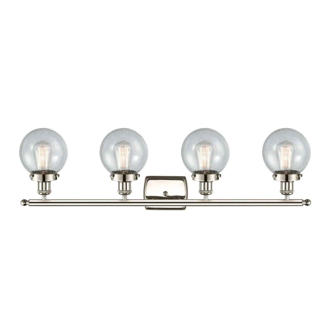 Innovations Ballston Urban 916-4W-PN-G204-6 Bath Vanity Light 36 in. wide - Polished Nickel