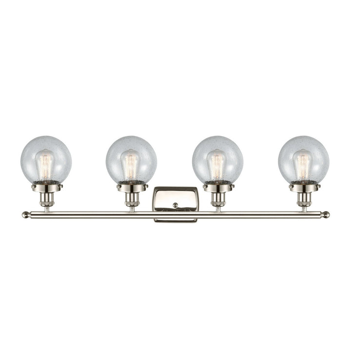 Innovations Ballston Urban 916-4W-PN-G204-6 Bath Vanity Light 36 in. wide - Polished Nickel