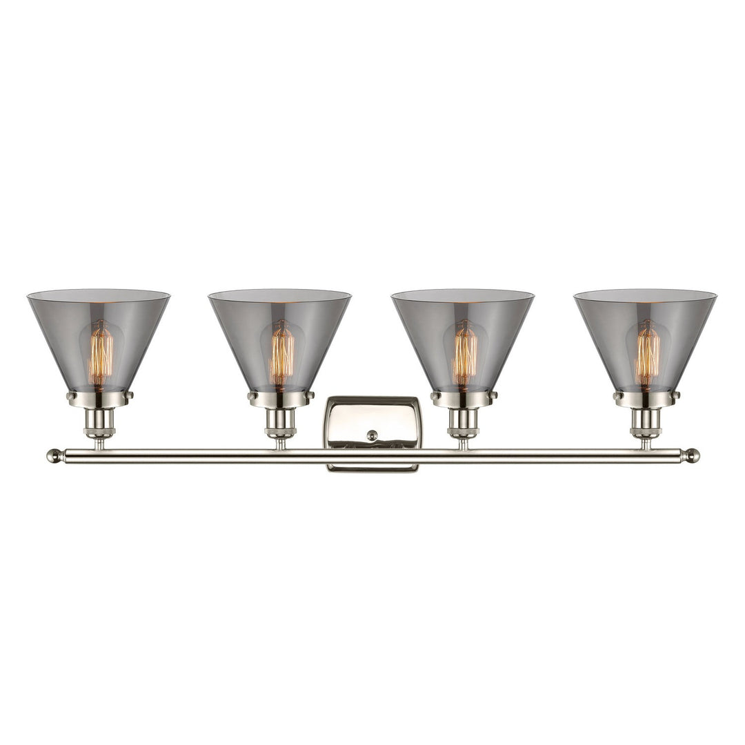 Innovations Ballston Urban 916-4W-PN-G43 Bath Vanity Light 38 in. wide - Polished Nickel