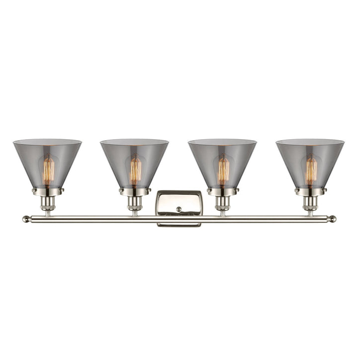 Innovations Ballston Urban 916-4W-PN-G43 Bath Vanity Light 38 in. wide - Polished Nickel