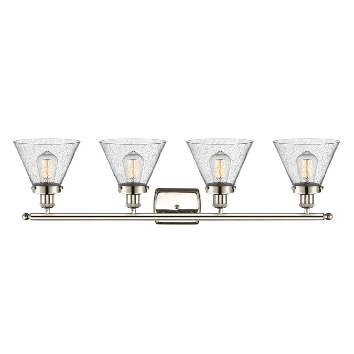 Innovations Ballston Urban 916-4W-PN-G44 Bath Vanity Light 38 in. wide - Polished Nickel
