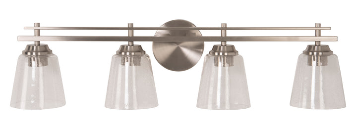 Craftmade Drake 19633BNK4 Bath Vanity Light 34 in. wide - Brushed Polished Nickel