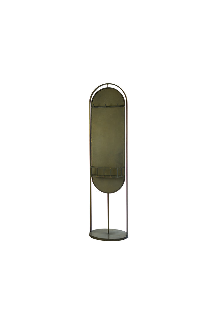 Kalalou Lighting CLA1282  Floor Mirror Mirror Bronze / Dark