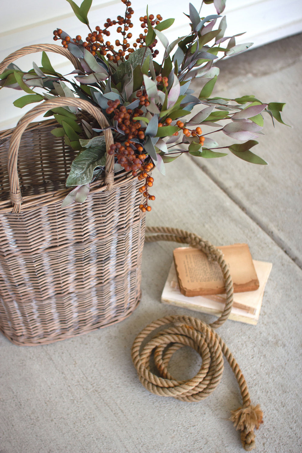Kalalou Lighting CLAN1077  Baskets Home Decor Bronze / Dark