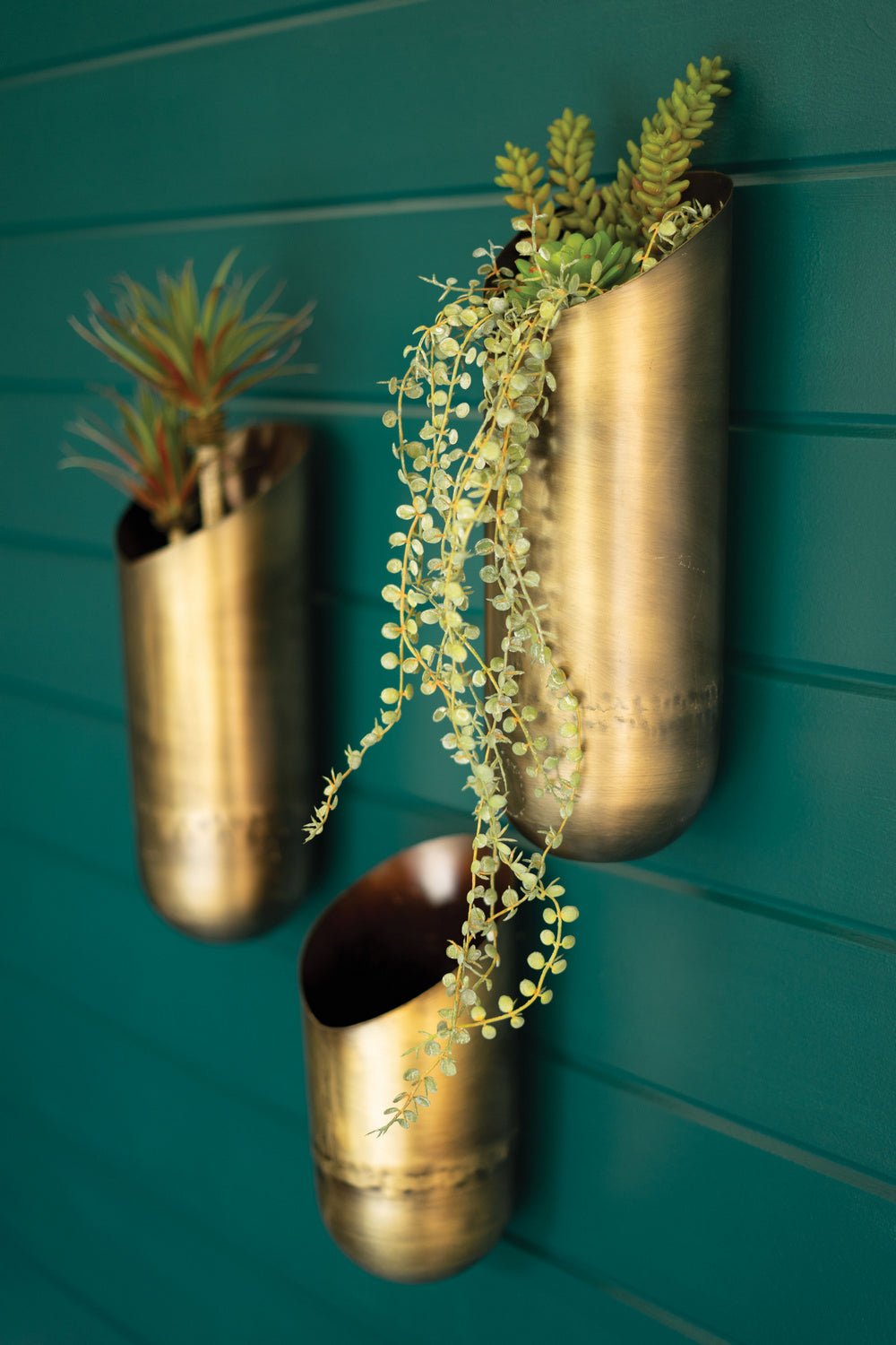 Kalalou Lighting NDE1405  Wall Vases Home Decor Bronze / Dark