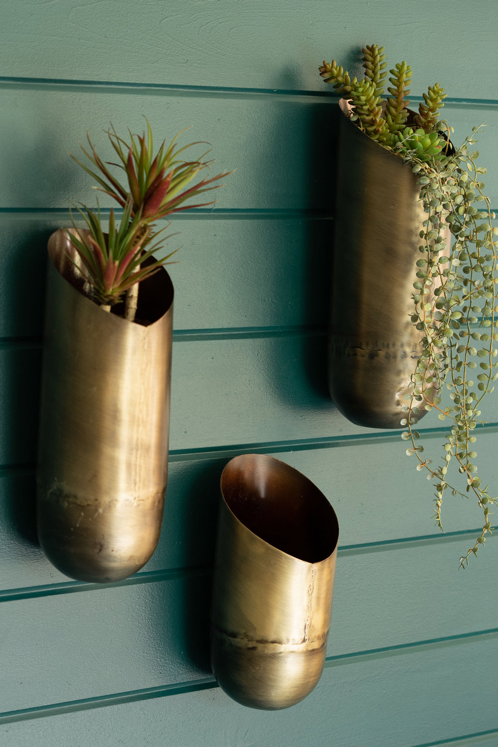 Kalalou Lighting NDE1405  Wall Vases Home Decor Bronze / Dark