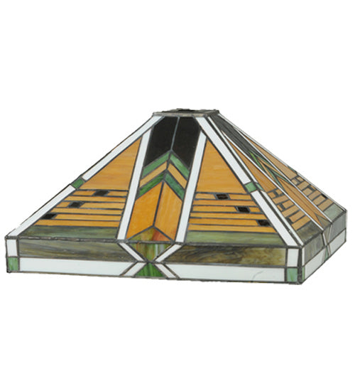 Meyda Tiffany Lighting 133245 Abilene Shade Lamp Shade Multicolored