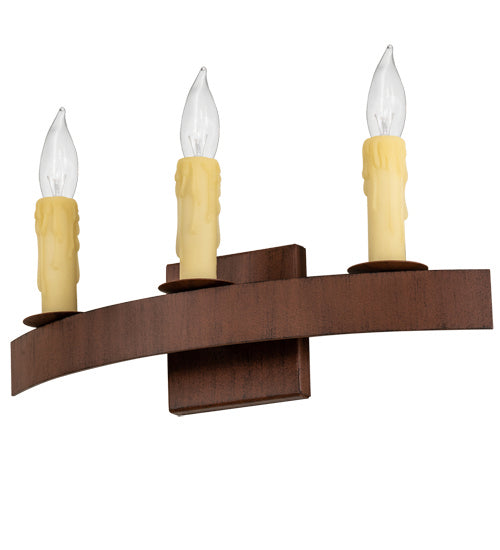 Meyda Tiffany Lakeshore 232159 Bath Vanity Light 18 in. wide - Rust
