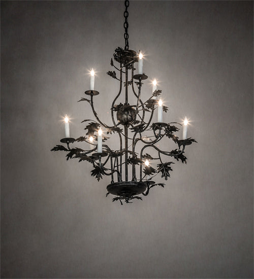 Meyda Tiffany Oak Leaf 232381 Chandelier Light -