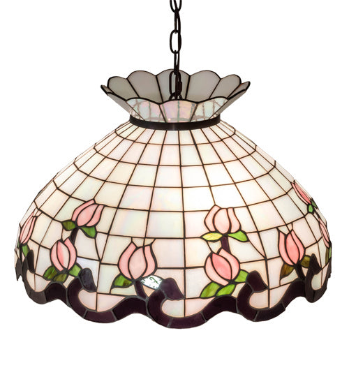 Meyda Tiffany Roseborder 232764 Chandelier Light - Mahogany Bronze