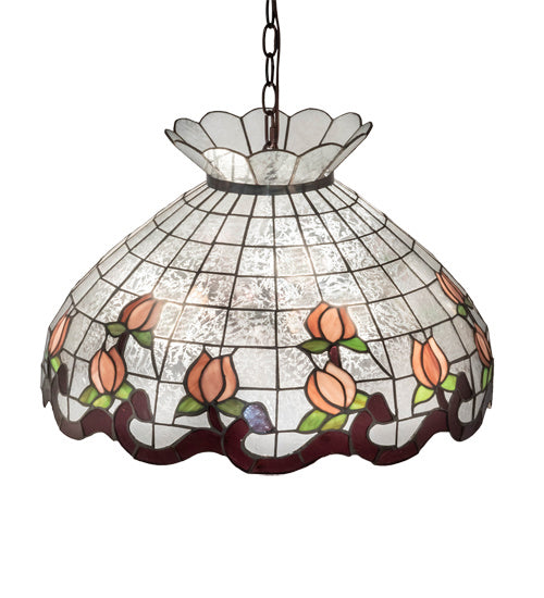 Meyda Tiffany Roseborder 232769 Chandelier Light - Mahogany Bronze
