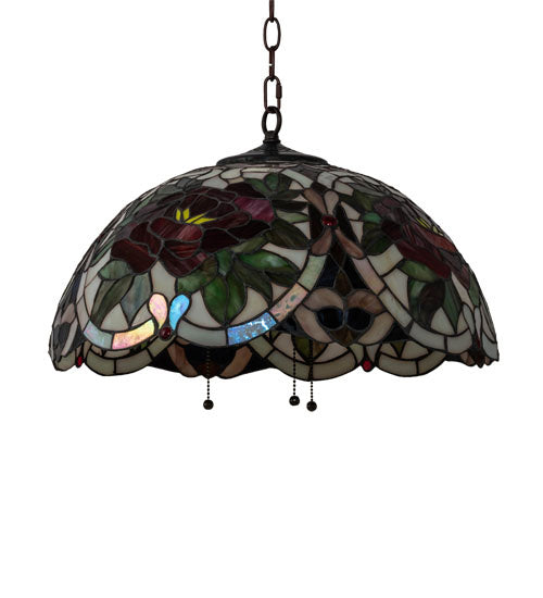 Meyda Tiffany Renaissance Rose 232774 Chandelier Light - Mahogany Bronze
