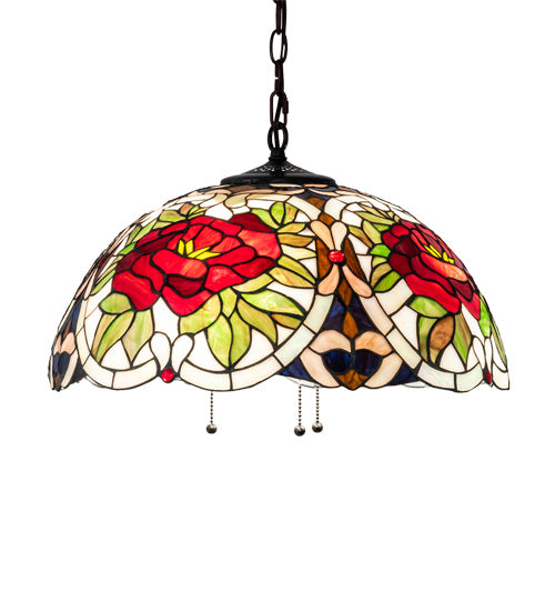 Meyda Tiffany Renaissance Rose 232774 Chandelier Light - Mahogany Bronze