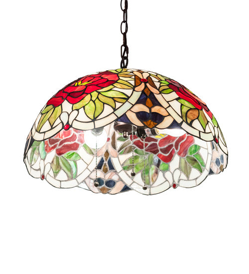 Meyda Tiffany Renaissance Rose 232774 Chandelier Light - Mahogany Bronze