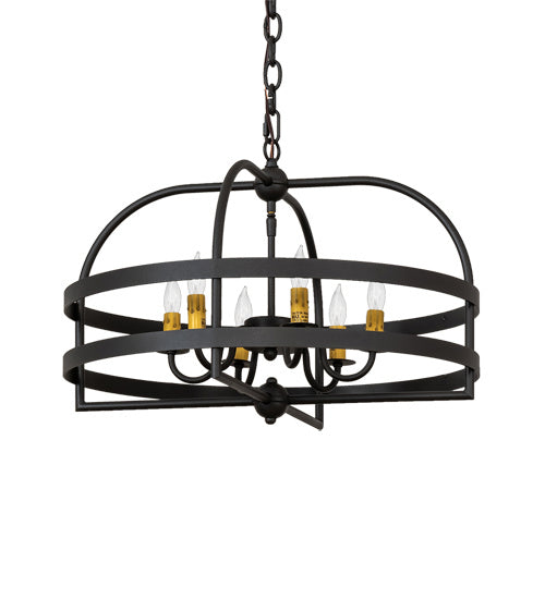 Meyda Tiffany Aldari 233402 Chandelier Light - Wrought Iron