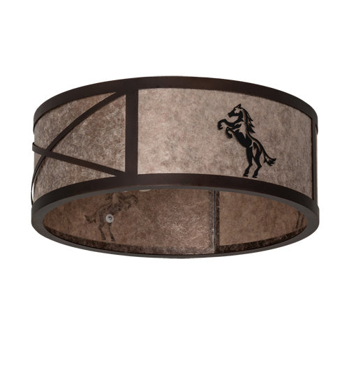 Meyda Tiffany Black Stallion 233537 Ceiling Light - Mahogany Bronze